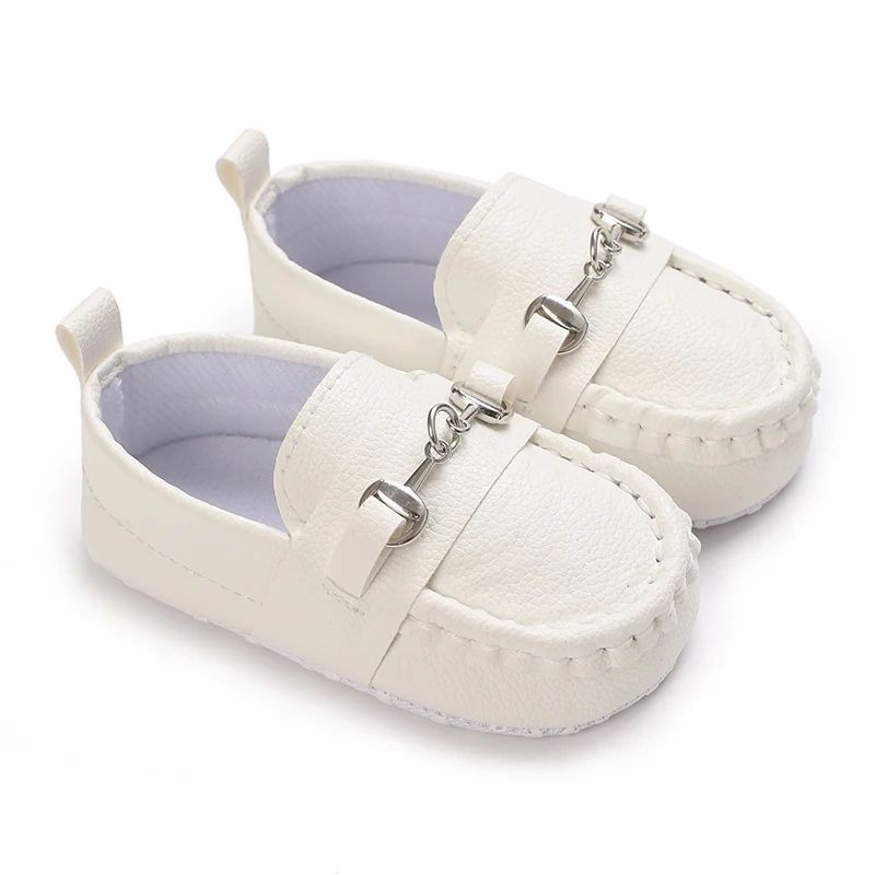 chaussures bebe blanc cuir souple