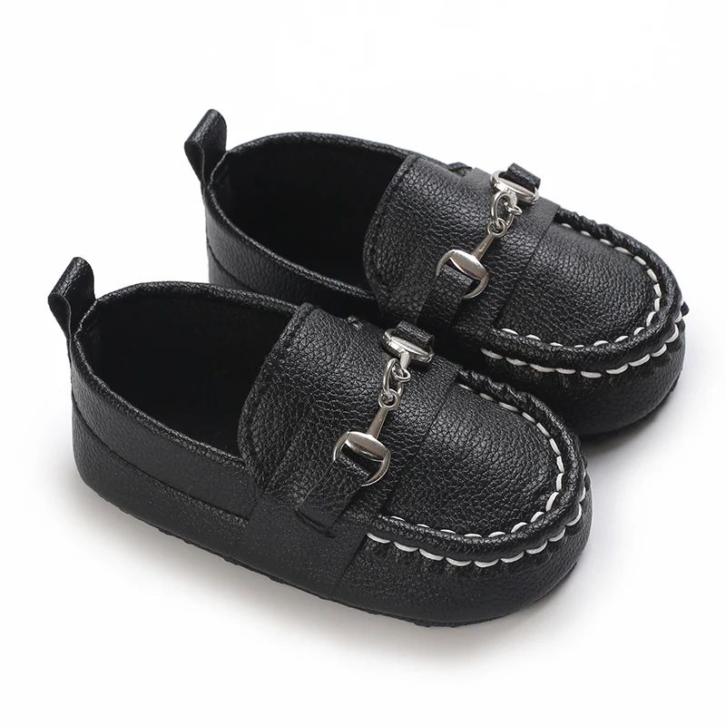 chaussures bebe noir cuir souple