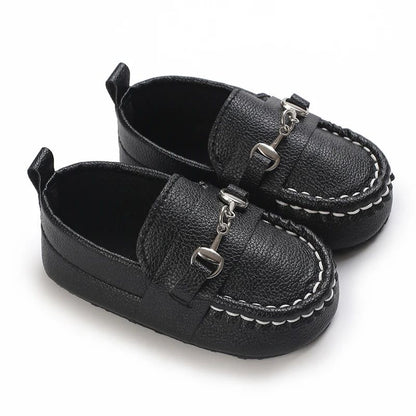 chaussures bebe noir cuir souple