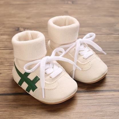 chaussures bebe vert semelle souple