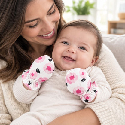 confort bébé avec moufles pour bebe doucia