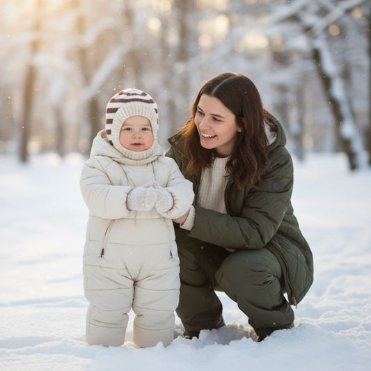 confort cagoule bebe garcon beige