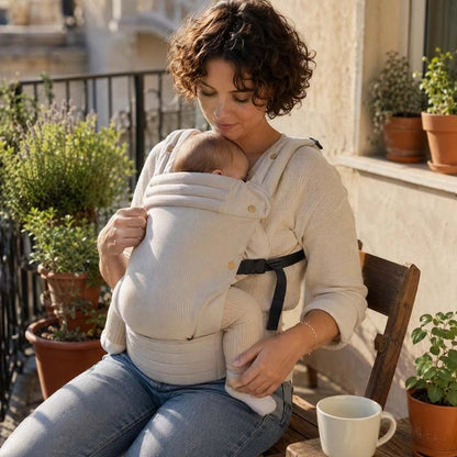confort optimal du porte bébé voyage beige