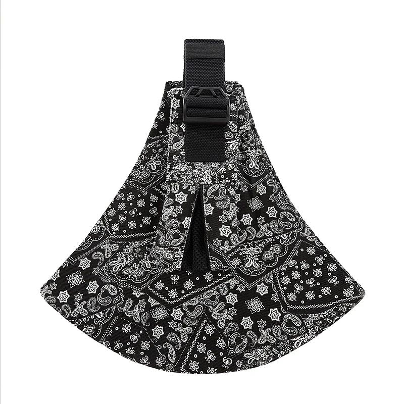 echarpe de portage calinor fleurs ethniques
