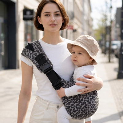 echarpe de portage lovin gris maman bébé balande