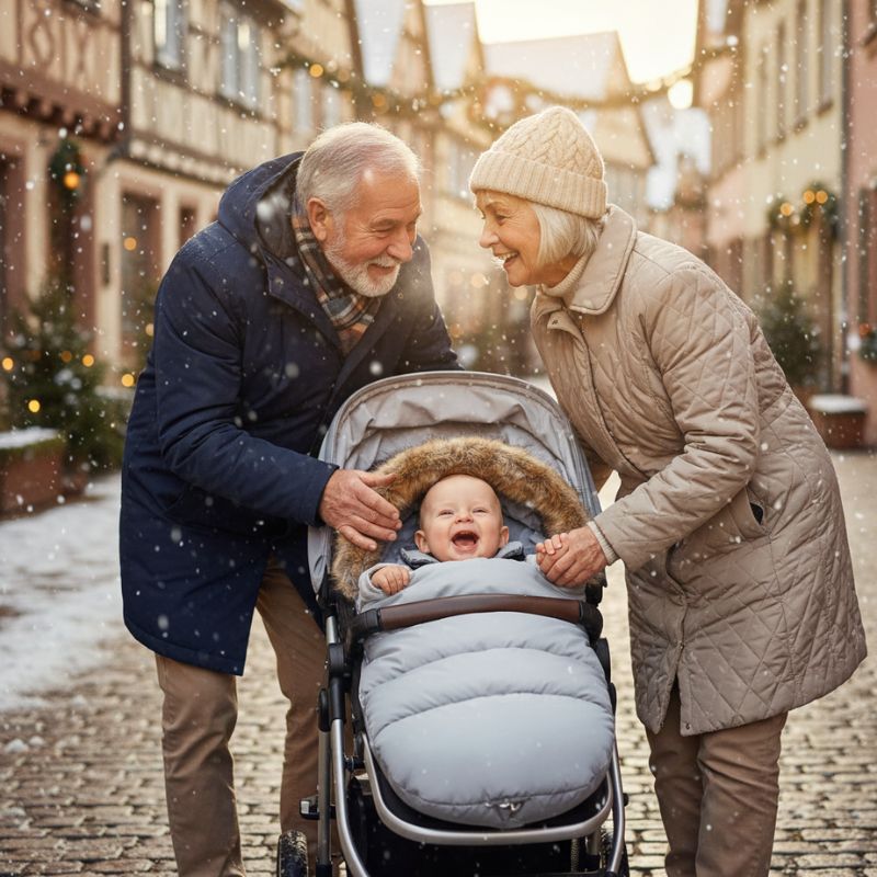 grand papa heureux du chanceliere pour poussette universelle
