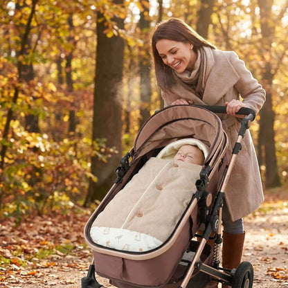 maman heure du chanceliere pour poussette beige