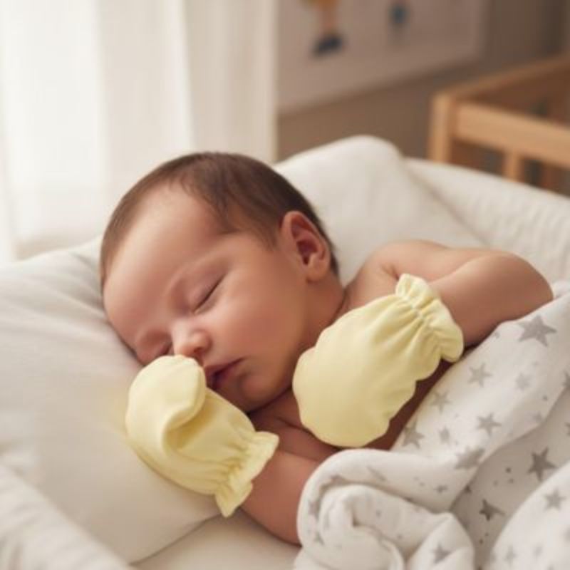 moufle pour bebe minisafe facile à enfiler