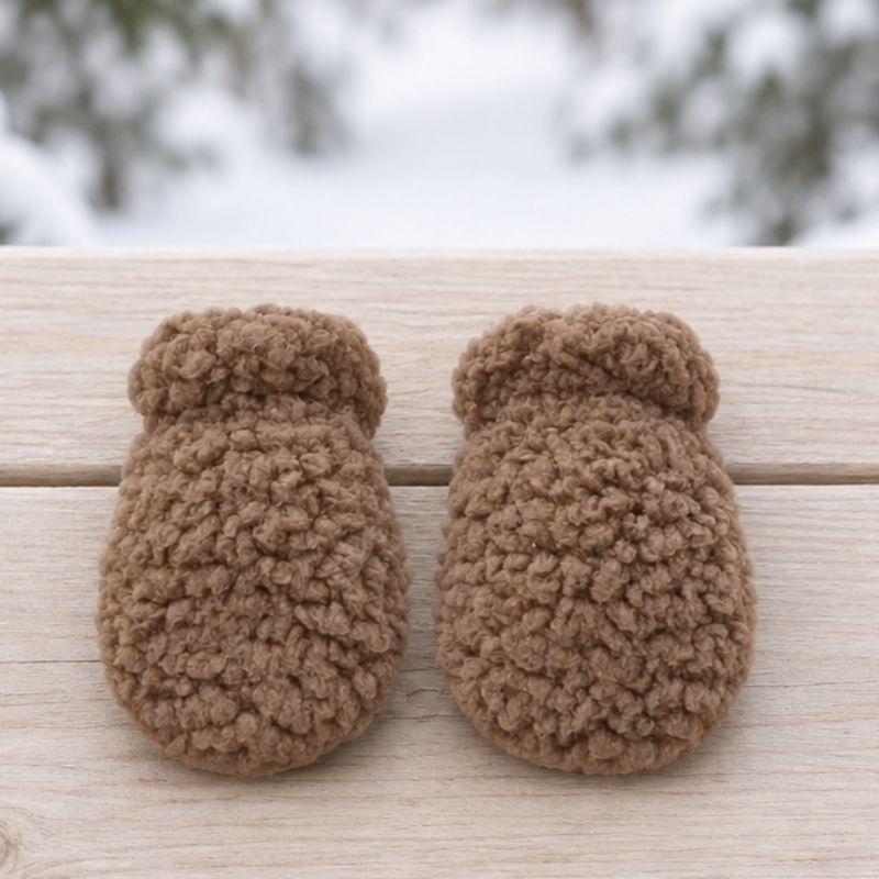 moufles bébé babyShield marron