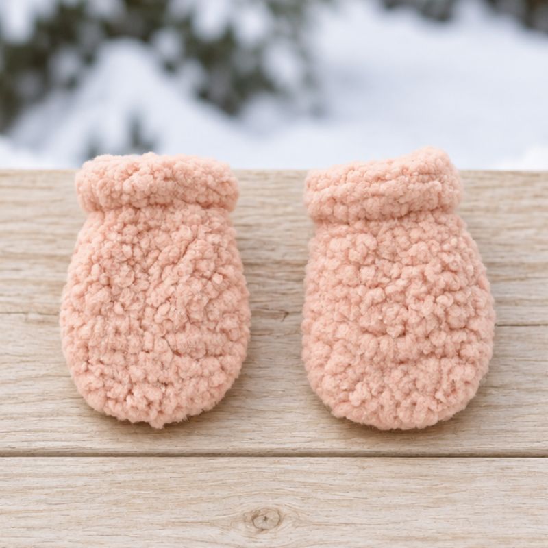 moufles bébé babyShield rose