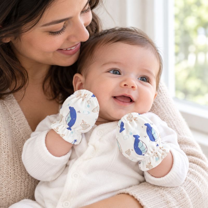 Moufles bebe confortable et respirant