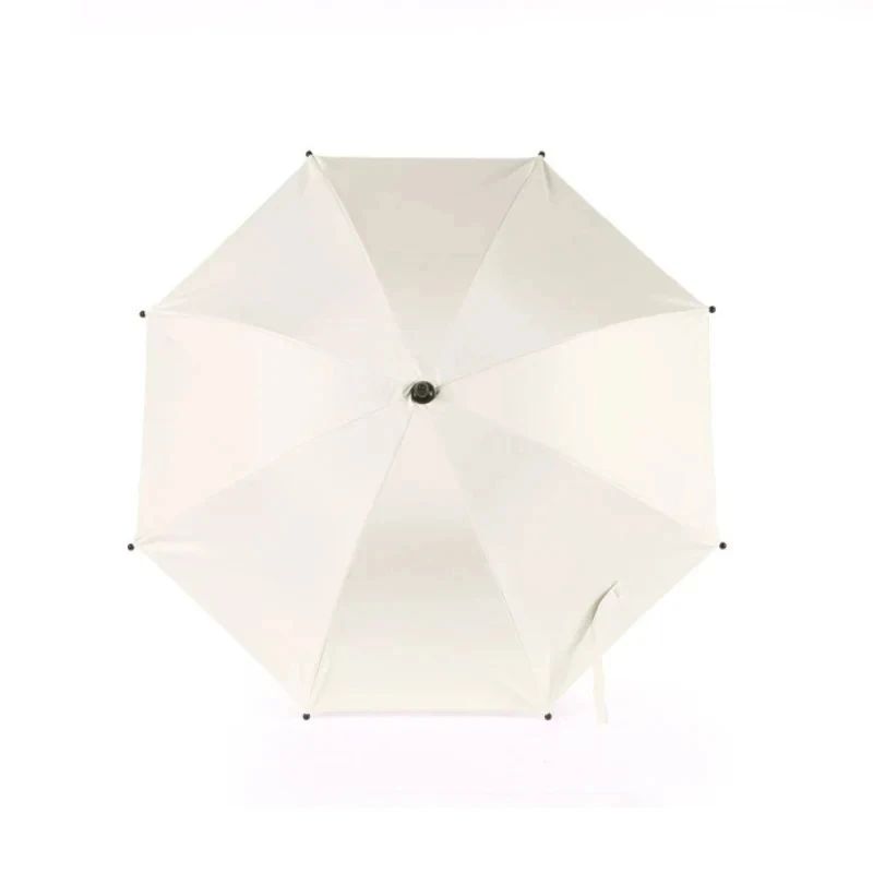 ombrelle pour poussette beige robuste