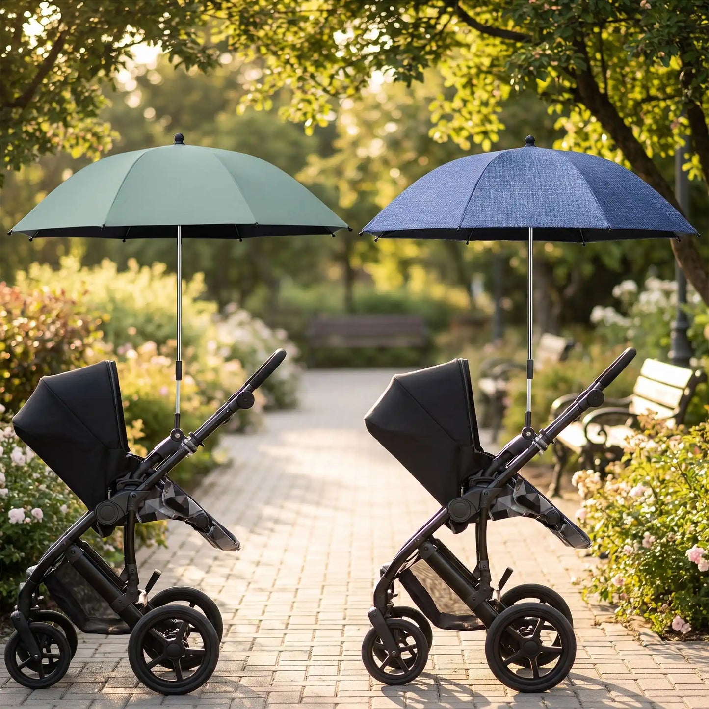 ombrelle pour poussette protection solaire ajustable