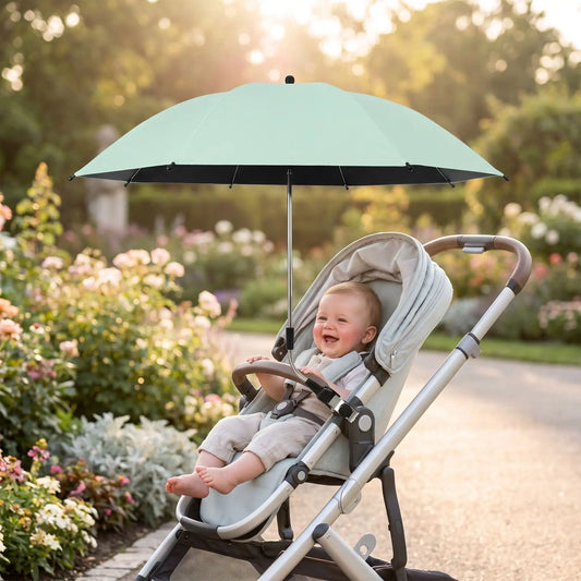 ombrelles pour poussettes protégeant bébé du soleil