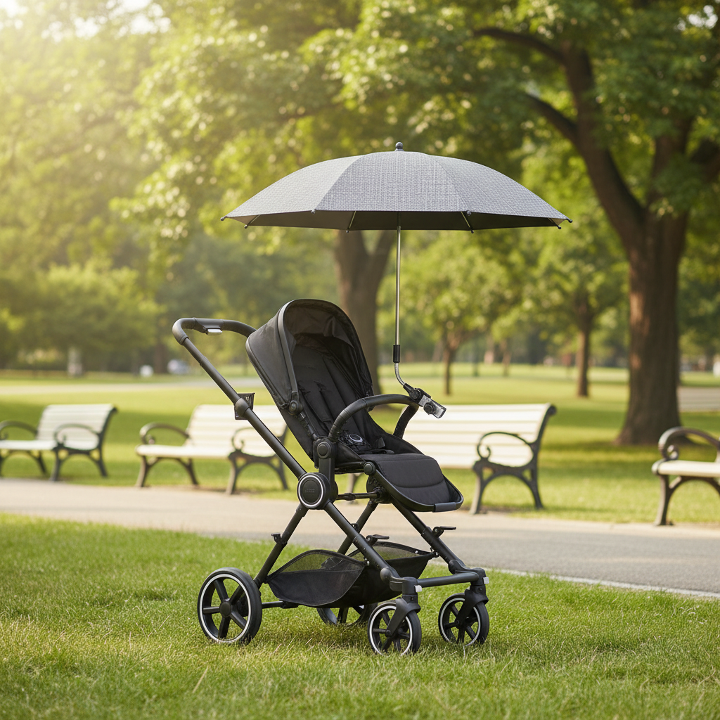 ombrelles poussette protection solaire parc