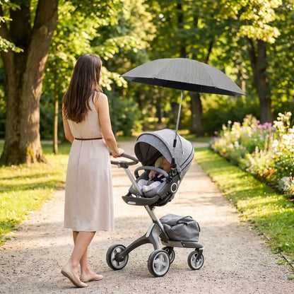 ombrelles poussette protection solaire promenade avec maman