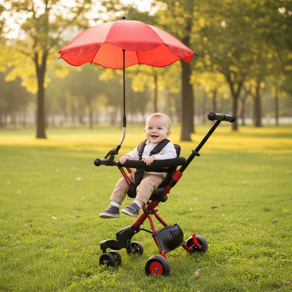 ombrelles poussette bébé confortable sous soleil