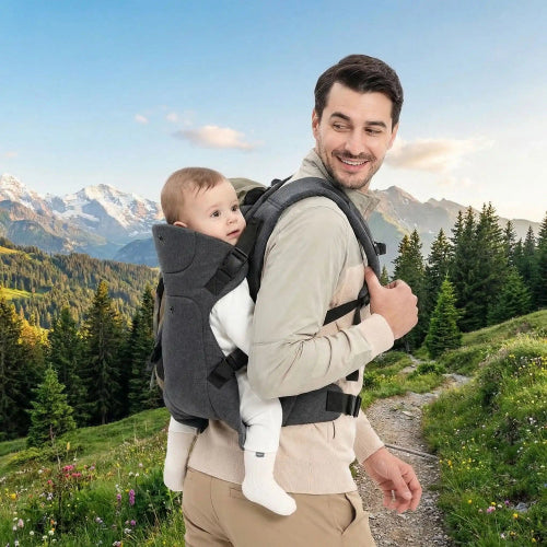 papa bébé balade nature porte bebe randonnee koalya