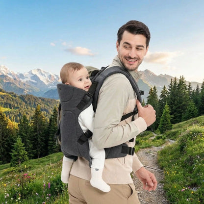 papa bébé balade nature porte bebe randonnee koalya