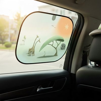 Pare-soleil voiture bébé avec protection solaire