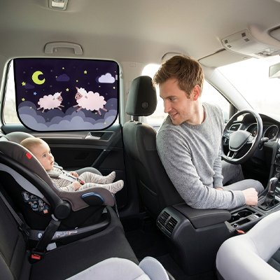 Pare soleil voiture bébé opaque respirant