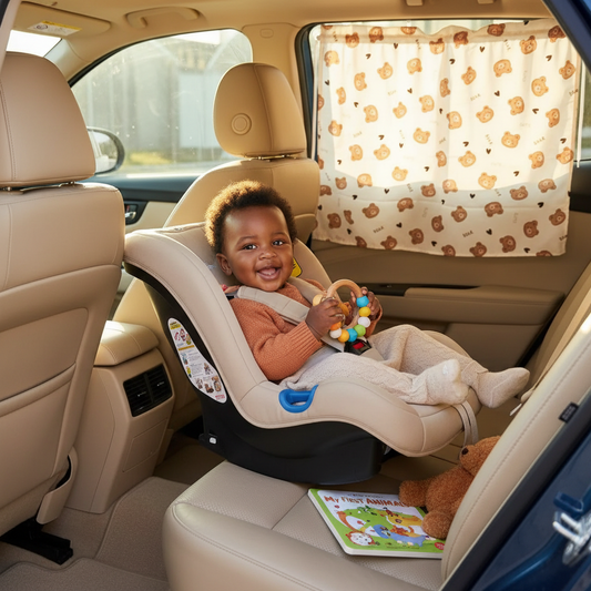pare soleil voiture bebe protection solaire pour enfant heureux