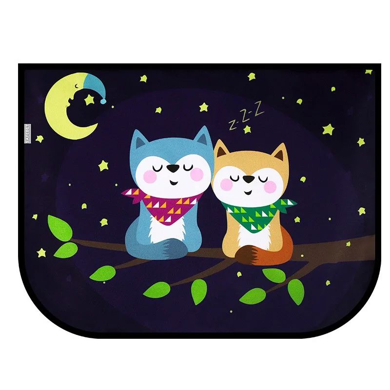 pare soleil voiture bébé protection UV avec motifs chats