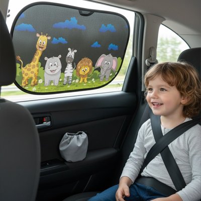 Pare soleil voiture pour bebe avec protection solaire