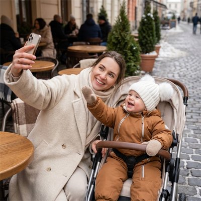 photographie bonnet bebe fille blanc solide au café
