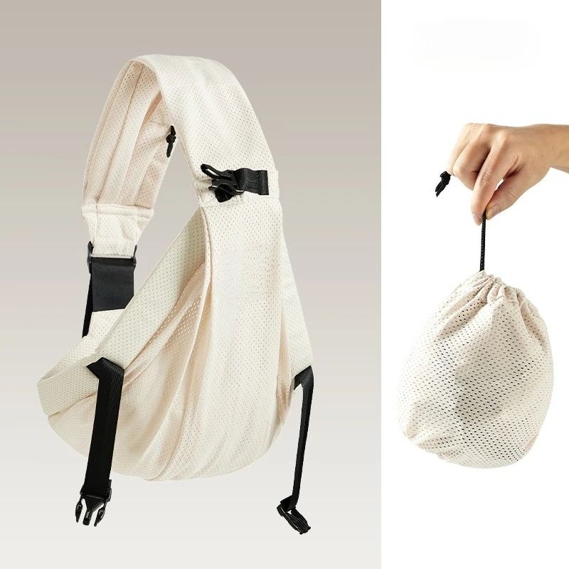 port bebe en echarpe confort optimal beige