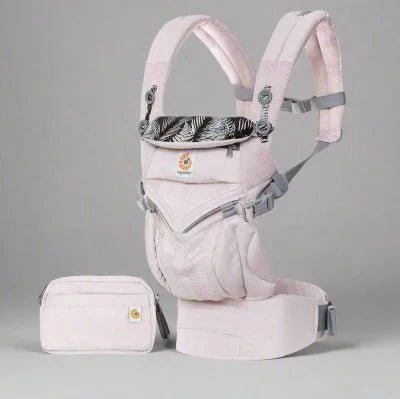 Porte Bébé - BreathBabyBag™ - Rose Maille - Mon Mini Voyageur