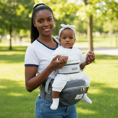 porte bebe plein air harmonie gris