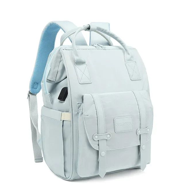 sac à dos à langer angle latéral purely bleu