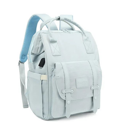 sac à dos à langer angle latéral purely bleu