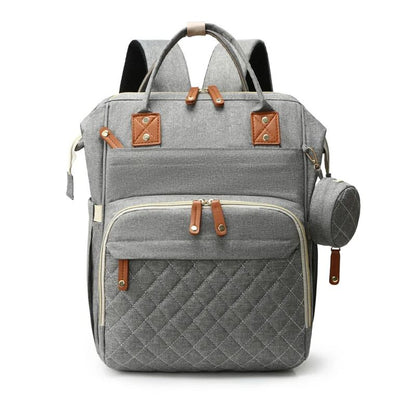 sac à dos à langer détail latéral flexibag gris