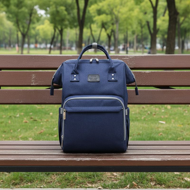 sac a dos a langer vue face éden bleu