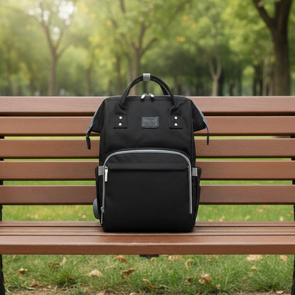sac a dos a langer vue face éden noir
