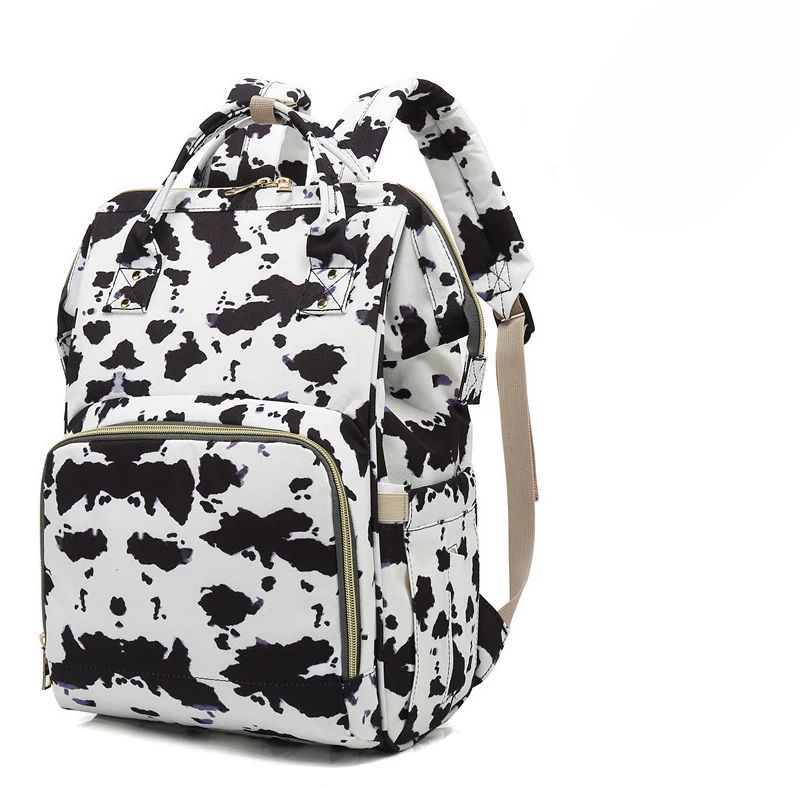 sac a langer a dos vue inclinée savane vache