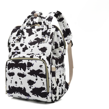 sac a langer a dos vue inclinée savane vache