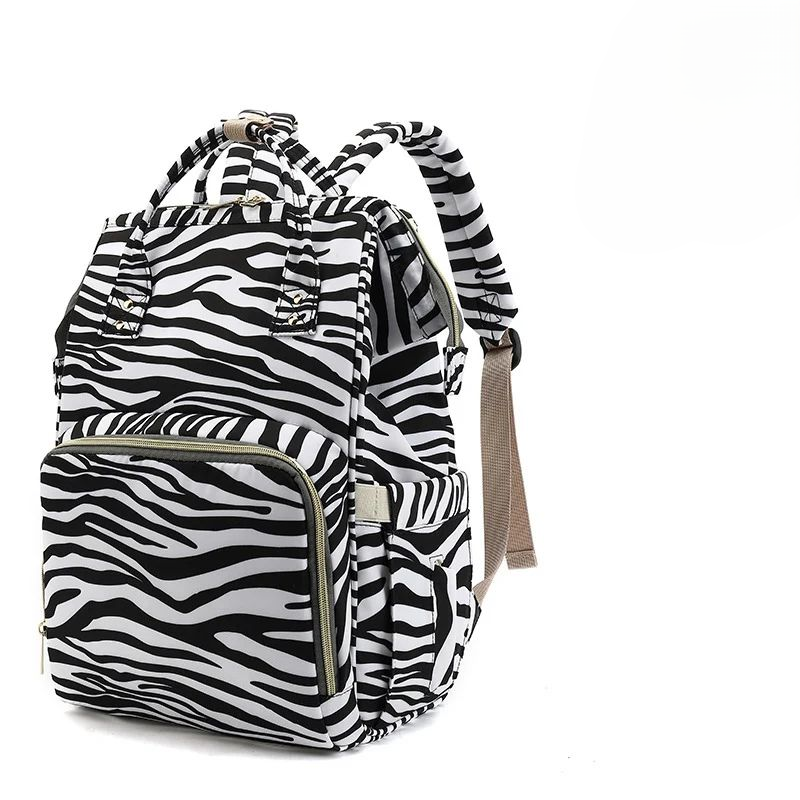 sac a langer a dos vue inclinée savane zèbre