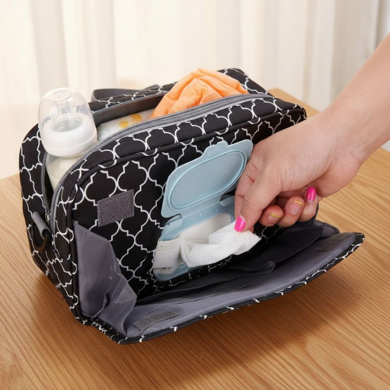 sac à langer motif losange