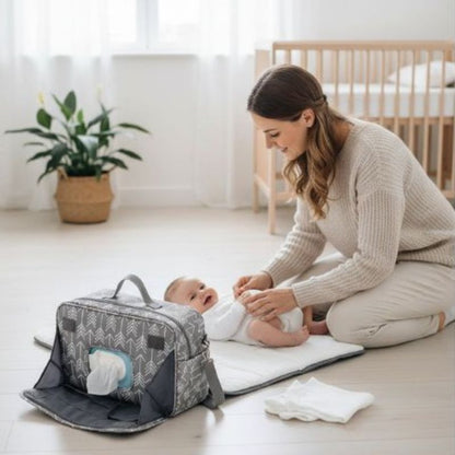sac à langer babybag flèche avec compartiment isotherme