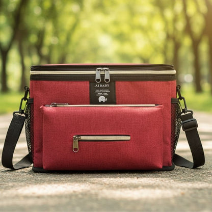 sac à langer babygo rouge