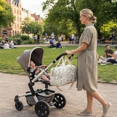 Sac à langer bébé avec compatibilité poussette