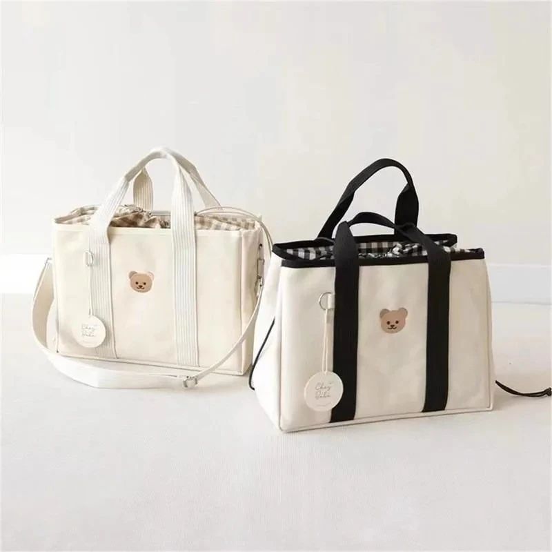 sac a langer bebe blanc noir
