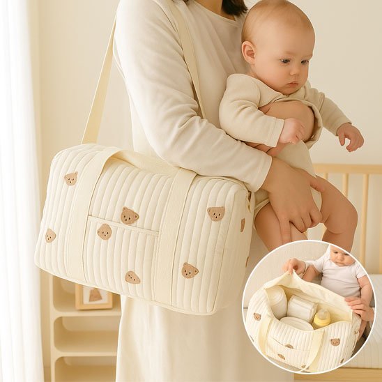 sac a langer bebe large capacité bandoulière avec maman bebe