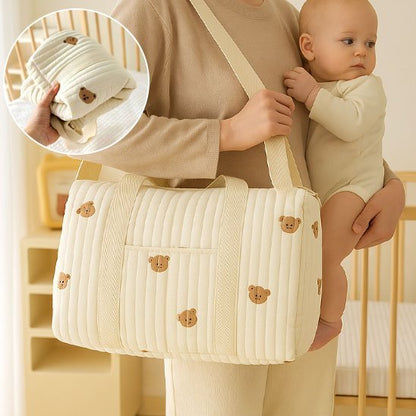 sac a langer bebe matelasse bandouliere avec maman bebe