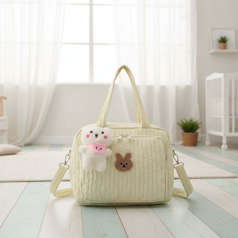 sac à langer prestige jaune avec bandoulière
