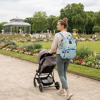 sac à langer sac à dos compatible aux poussettes