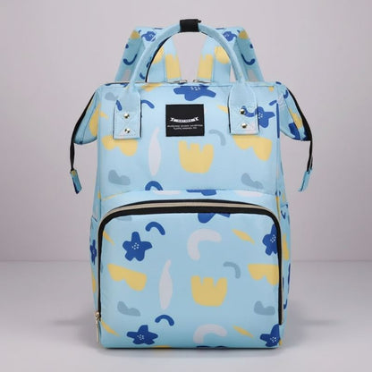 sac à langer sac à dos évasion bleu clair